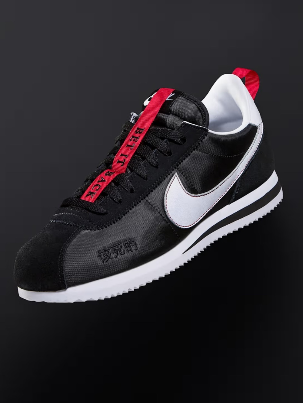 Nike Cortez Kenny 3 in Black, White & Red